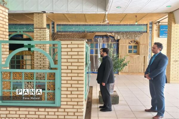 آیین میثاق کارکنان اداری آموزش و پرورش با شهدای ملارد