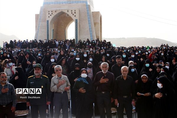 مراسم گرامیداشت شهید تازه تفحص شده دفاع مقدس شهید محمد علیپور اصطهباناتی در شیراز