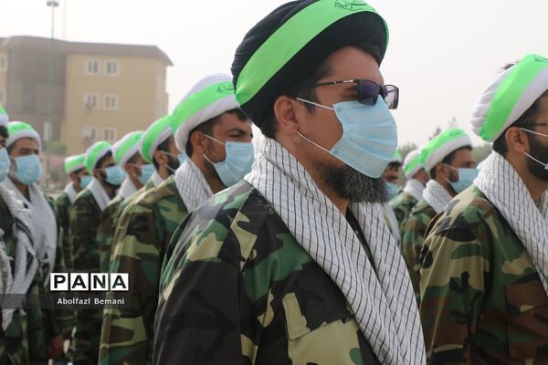 صبحگاه مشترک نیروهای مسلح قم در  سوم خرداد-2