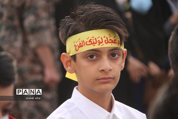 اجتماع چند هزار نفری سرود سلام فرمانده شهرستان بهبهان