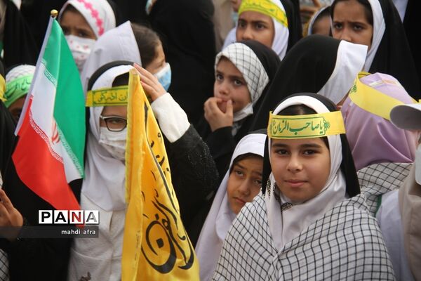 اجتماع چند هزار نفری سرود سلام فرمانده شهرستان بهبهان