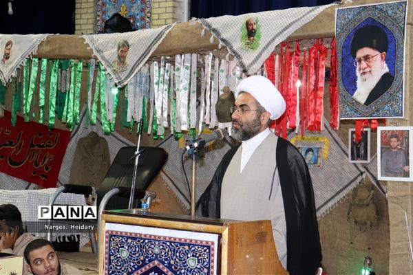 مراسم وداع با پیکر شهید گمنام‌ تازه تفحص شده در امیدیه