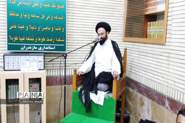 مراسم وداع با شهید گمنام در استانداری مازندران