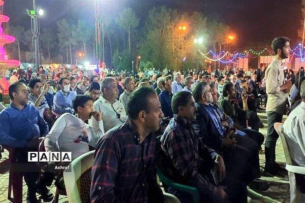 مراسم تشییع شهدای گمنام در استان مقدس امام‌زاده سلطان سید علی (ع ) نایین