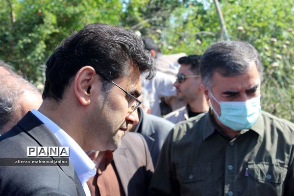 بازدید استاندار مازندران از روستای تیله‌نو گلوگاه