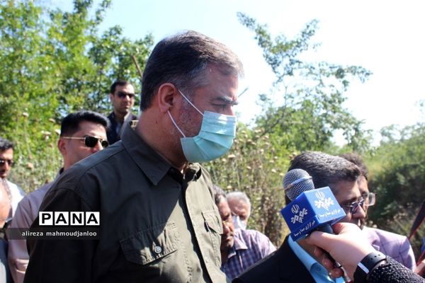 بازدید استاندار مازندران از روستای تیله‌نو گلوگاه