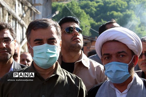 بازدید استاندار مازندران از روستای مصیب محله شهرستان گلوگاه