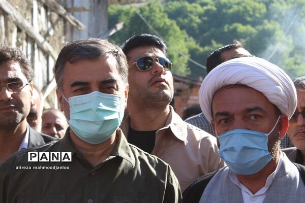 بازدید استاندار مازندران از روستای مصیب محله شهرستان گلوگاه