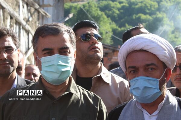 بازدید استاندار مازندران از روستای مصیب محله شهرستان گلوگاه