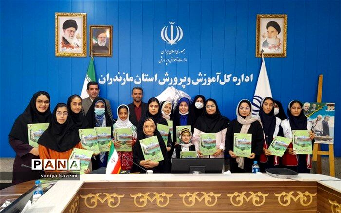 حضور دختران دانش‌آموز نخبه مازندرانی در اولین اجلاس دختران ایران قوی