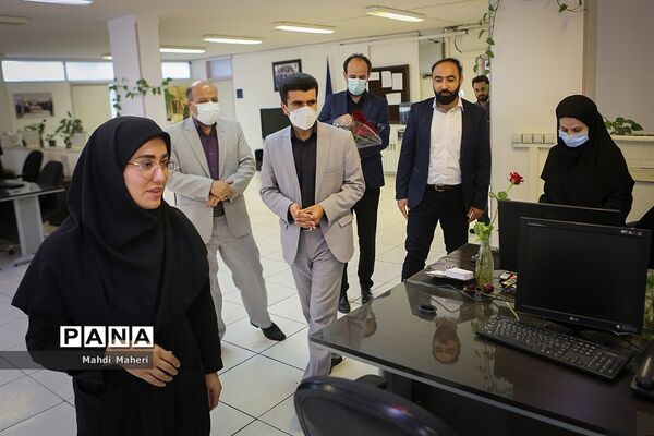 بازدید سخنگو و معاون تربیت‌بدنی و سلامت وزارت آموزش و پرورش از خبرگزاری پانا