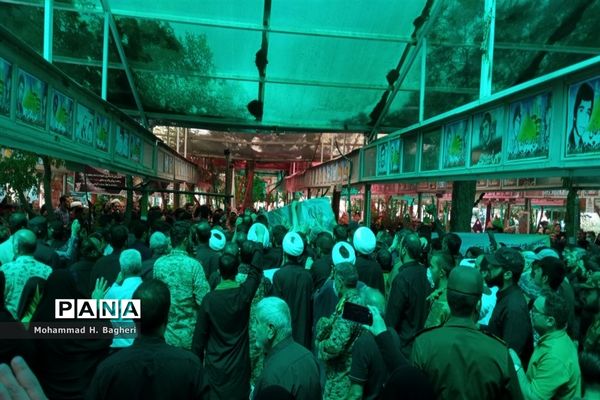 مراسم تشییع شهید مصطفی نامور در قم