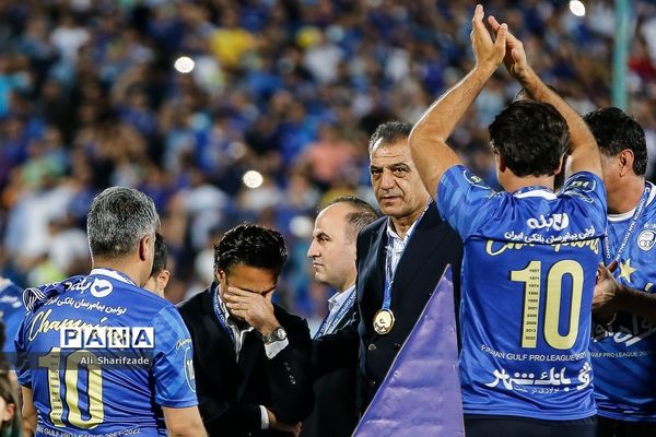 جشن قهرمانی تیم فوتبال استقلال