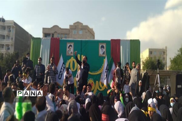 اجرای سرود سلام فرمانده در شهرستان فردیس کرج