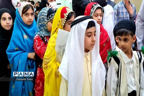 استقبال پرشور مردم  اهواز از خادمین حرم رضوی