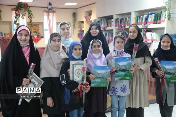 تجلیل از دختران کتابخوان، مبتکر و مولف در مازندران
