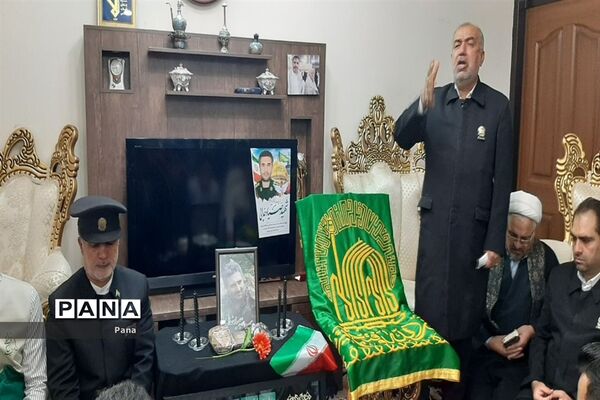 شمیم خوش پرچم بارگاه رضوی شهر میانه را عطرآگین کرد