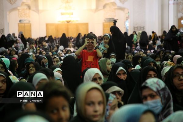 مراسم جشن دختران ایران قوی در قم-1