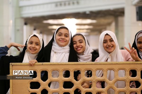 مراسم جشن دختران ایران قوی در قم-1