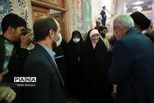 مراسم جشن دختران ایران قوی در قم-1