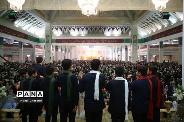 مراسم جشن دختران ایران قوی در قم-1
