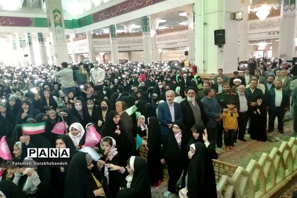 مراسم جشن دختران ایران قوی در قم-2