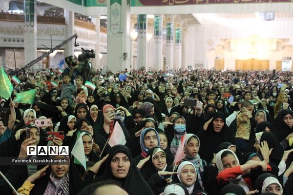 مراسم جشن دختران ایران قوی در قم-2