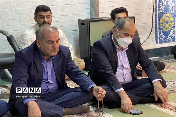 مراسم سوگواری سالروز ارتحال امام خمینی (ره) در ناحیه یک اهواز