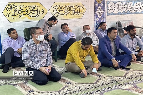 مراسم سوگواری سالروز ارتحال امام خمینی (ره) در ناحیه یک اهواز