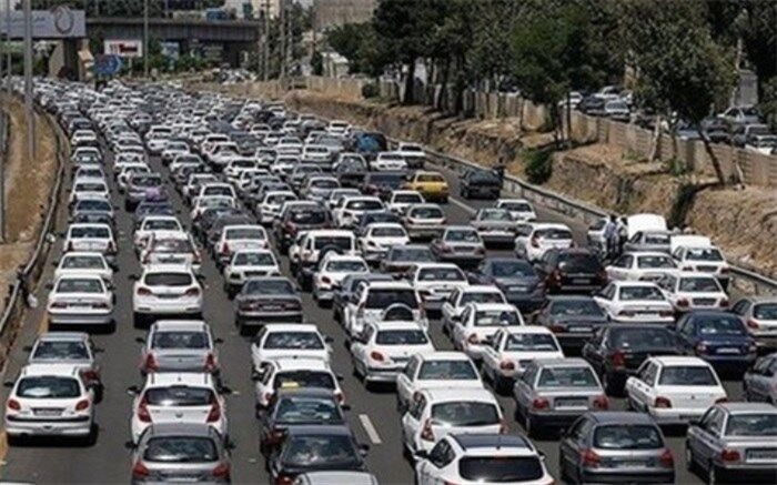 ترافیک سنگین در محور کرج_چالوس