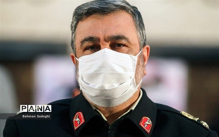 خدمات پلیس تا خروج همه زوار از حرم مطهر و رسیدن به مبدا حرکت ادامه دارد