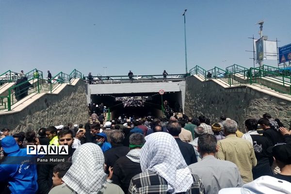 تجدید میثاق فرهنگیان آموزش و پرورش ملارد با بنیان‌گذار جمهوری  اسلامی