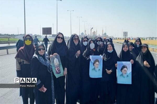 تجدید میثاق فرهنگیان آموزش و پرورش ملارد با بنیان‌گذار جمهوری  اسلامی