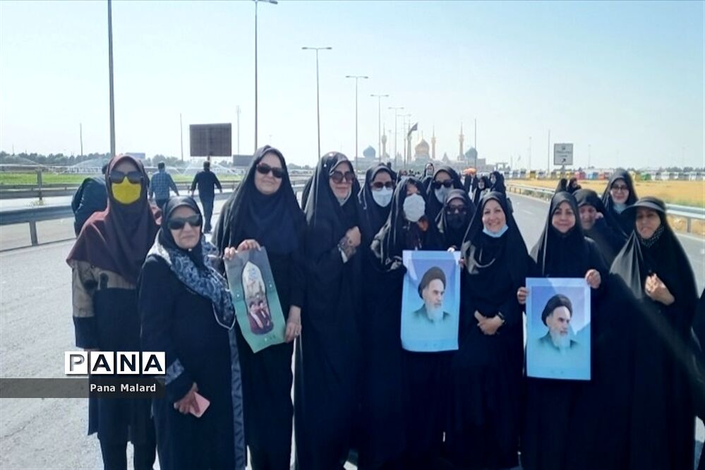 تجدید میثاق فرهنگیان آموزش و پرورش ملارد با بنیان‌گذار جمهوری  اسلامی