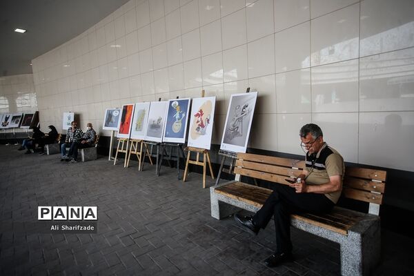 نمایشگاه کاریکاتور کن از نمای نزدیک