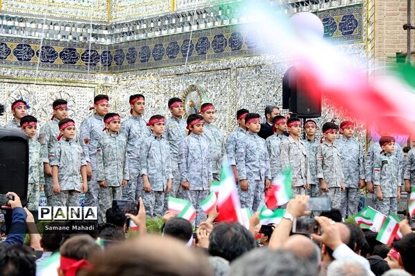 اجتماع بزرگ دانش‌آموزی «سلام فرمانده» شهرستان پیشوا