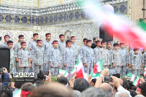 اجتماع بزرگ دانش‌آموزی «سلام فرمانده» شهرستان پیشوا