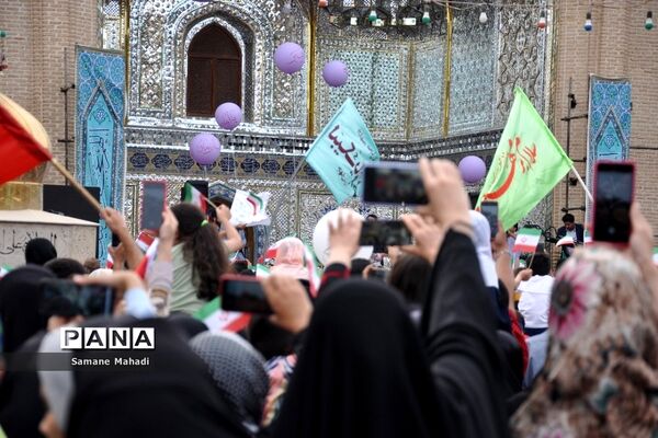 اجتماع بزرگ دانش‌آموزی «سلام فرمانده» شهرستان پیشوا