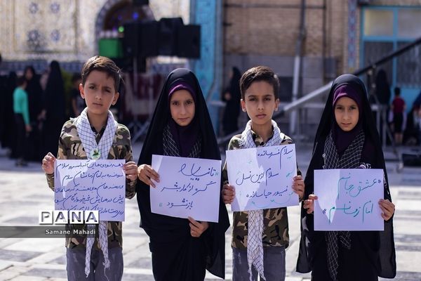 اجتماع بزرگ دانش‌آموزی «سلام فرمانده» شهرستان پیشوا