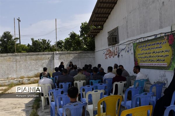 آیین کلنگ‌زنی چمن مصنوعی طرح شهید سلیمانی