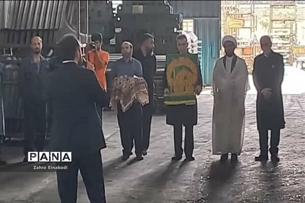 زیارت پرچم مقدس امام رضا (ع) در دهه کرامت در شهرستان ملارد