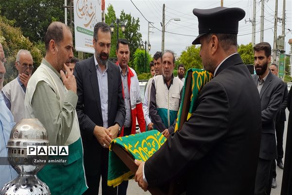 حضور کاروان زیر سایه خورشید در شهرستان نور