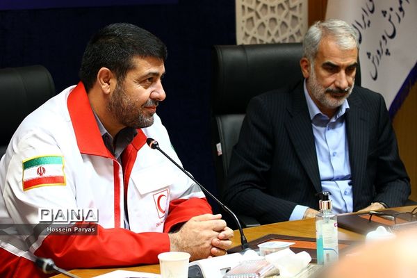 آیین امضا تفاهم‌نامه وزارت آموزش و پرورش و جمعیت هلال احمر جمهوری اسلامی ایران