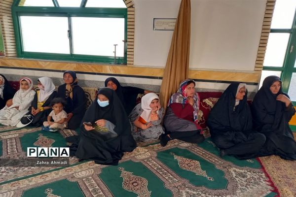 پرچم گردانی حرم مطهر رضوی در میاندورود