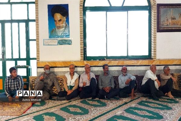 پرچم گردانی حرم مطهر رضوی در میاندورود
