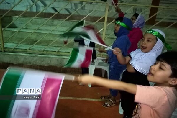 مراسم جشن دهه کرامت در روستای باقرآباد قم