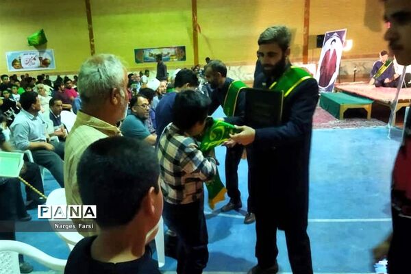 مراسم جشن دهه کرامت در روستای باقرآباد قم