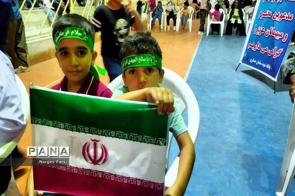 مراسم جشن دهه کرامت در روستای باقرآباد قم