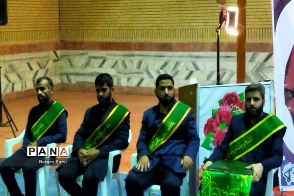 مراسم جشن دهه کرامت در روستای باقرآباد قم
