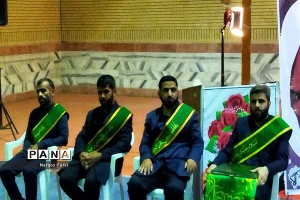 مراسم جشن دهه کرامت در روستای باقرآباد قم